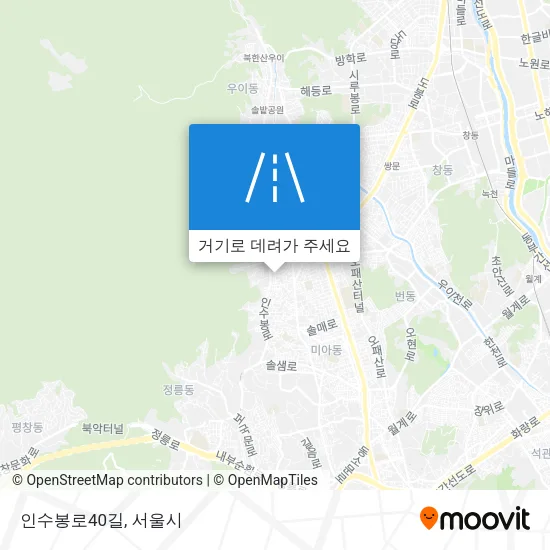 인수봉로40길 지도