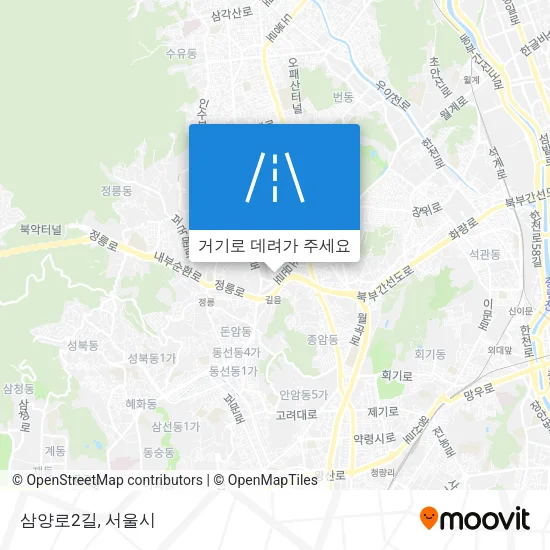 삼양로2길 지도