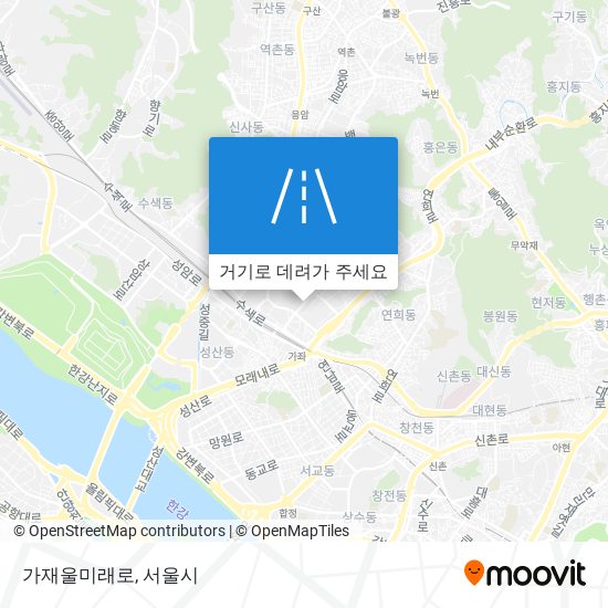 가재울미래로 지도