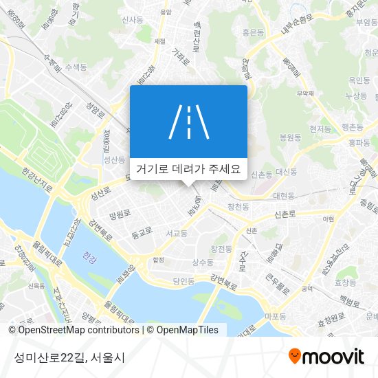 성미산로22길 지도