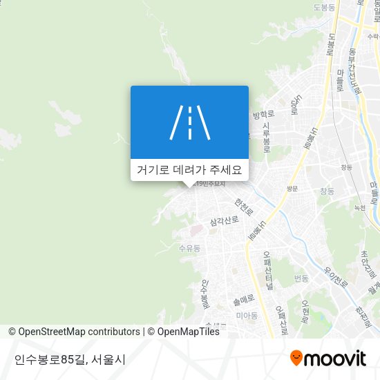 인수봉로85길 지도