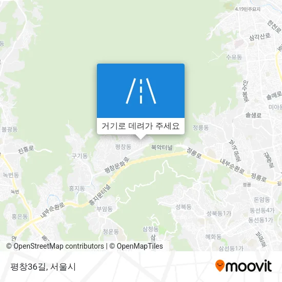 평창36길 지도