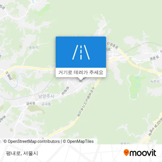 평내로 지도