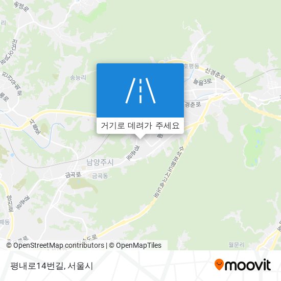 평내로14번길 지도