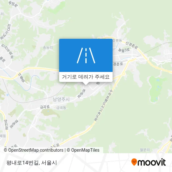 평내로14번길 지도