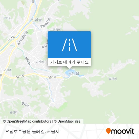 오남호수공원 둘레길 지도