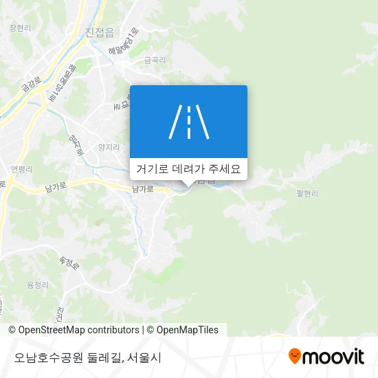 오남호수공원 둘레길 지도