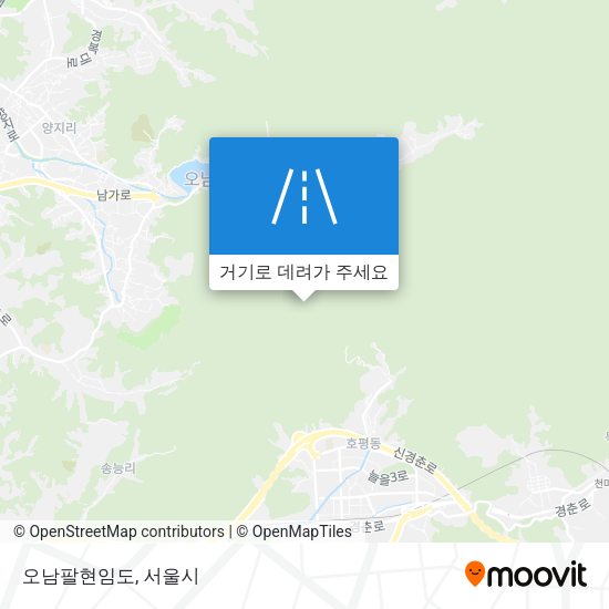 오남팔현임도 지도