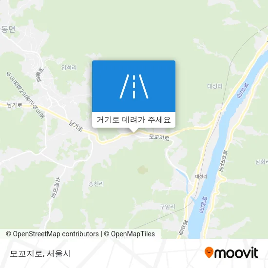 모꼬지로 지도