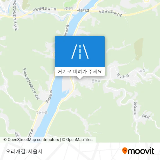 오리개길 지도