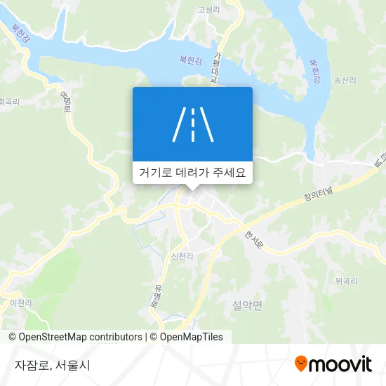 자잠로 지도