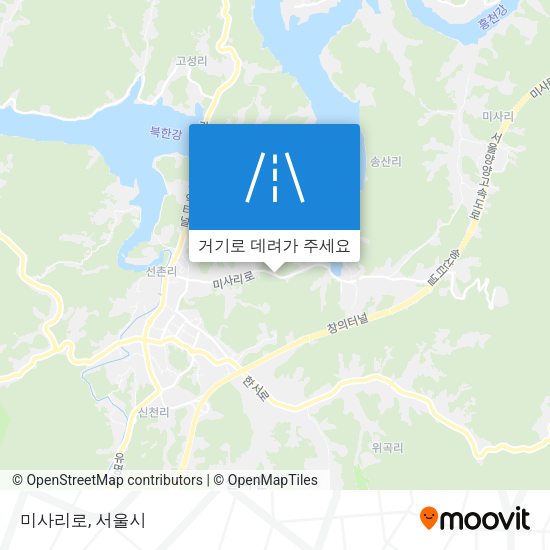 미사리로 지도