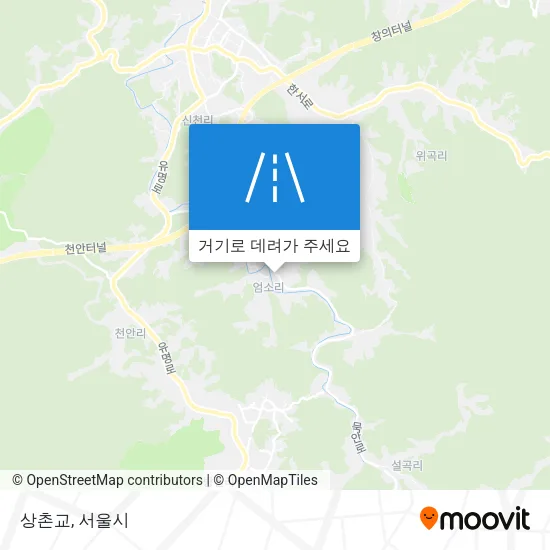 상촌교 지도