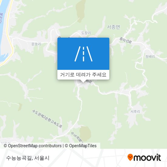 수능능곡길 지도