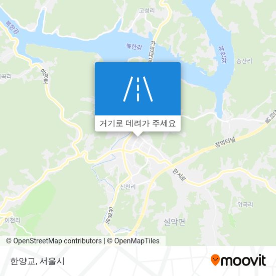 한양교 지도