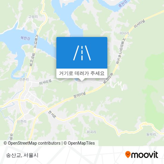 송산교 지도