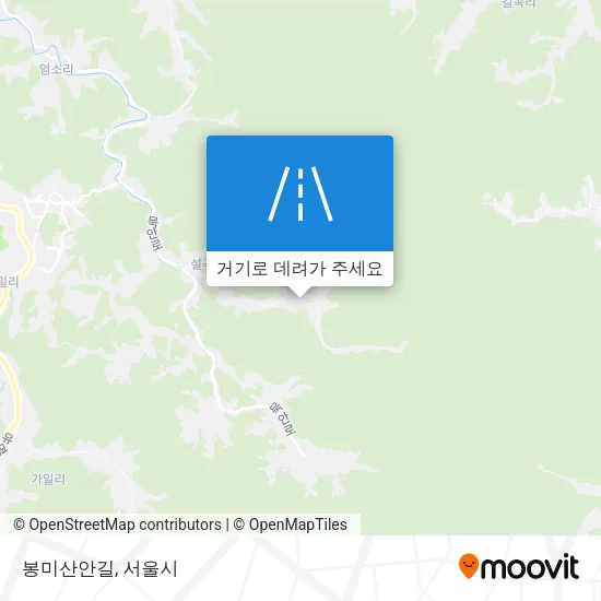 봉미산안길 지도