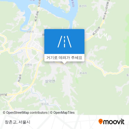 창촌교 지도