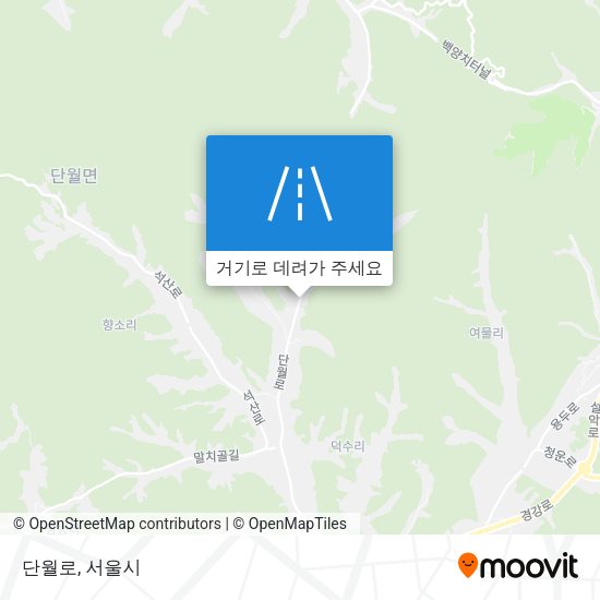 단월로 지도