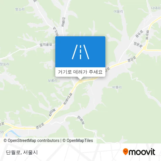 단월로 지도