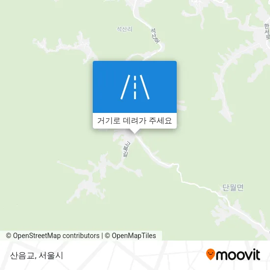 산음교 지도