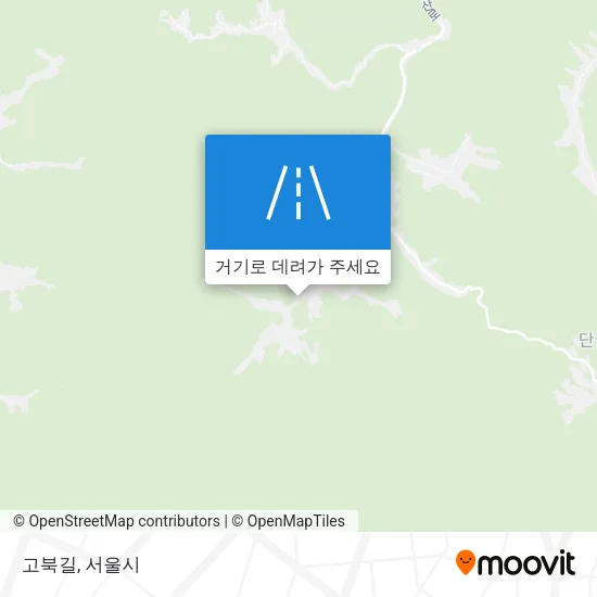 고북길 지도