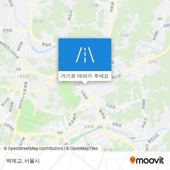 벽제교 지도