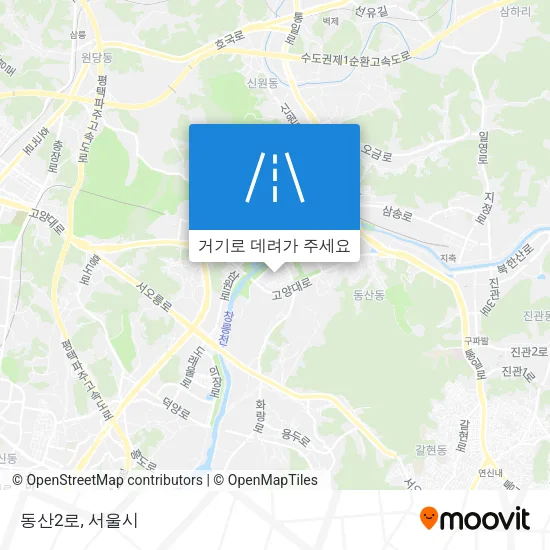동산2로 지도