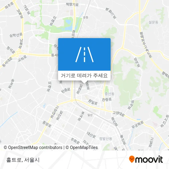 홀트로 지도