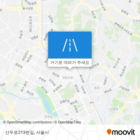 산두로213번길 지도