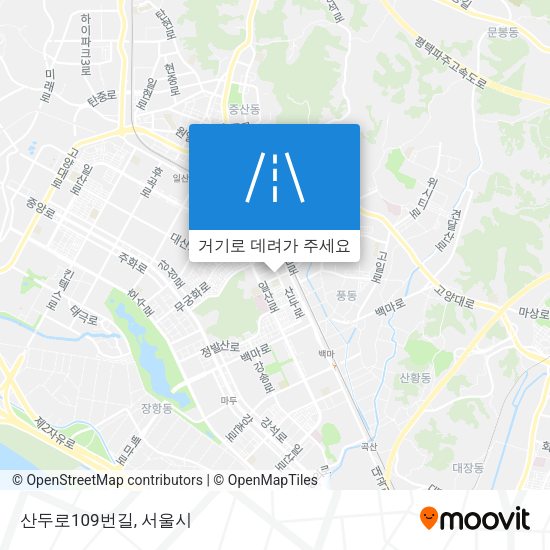 산두로109번길 지도
