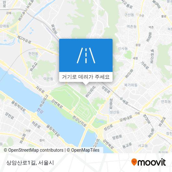 상암산로1길 지도