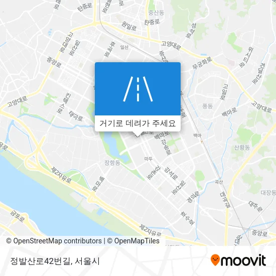 정발산로42번길 지도