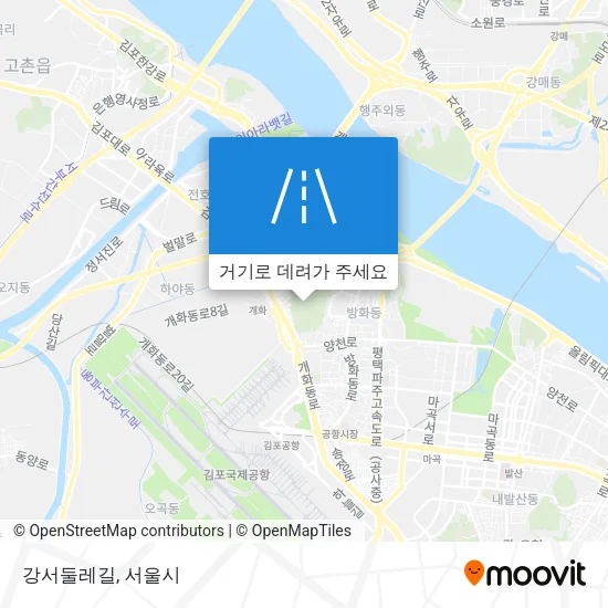 강서둘레길 지도