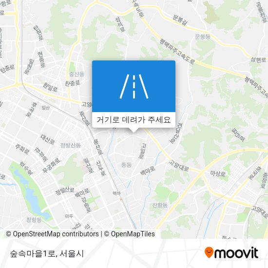 숲속마을1로 지도