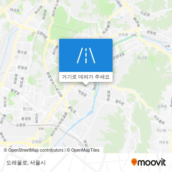 도래울로 지도