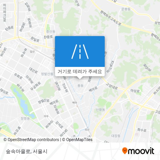 숲속마을로 지도