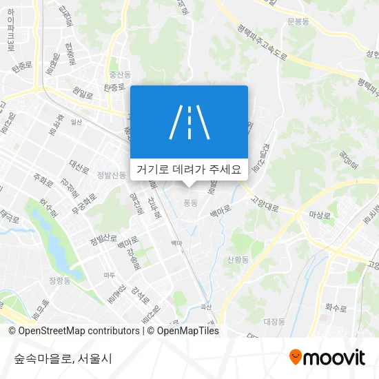숲속마을로 지도