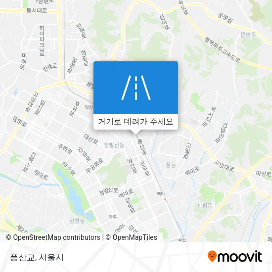 풍산교 지도