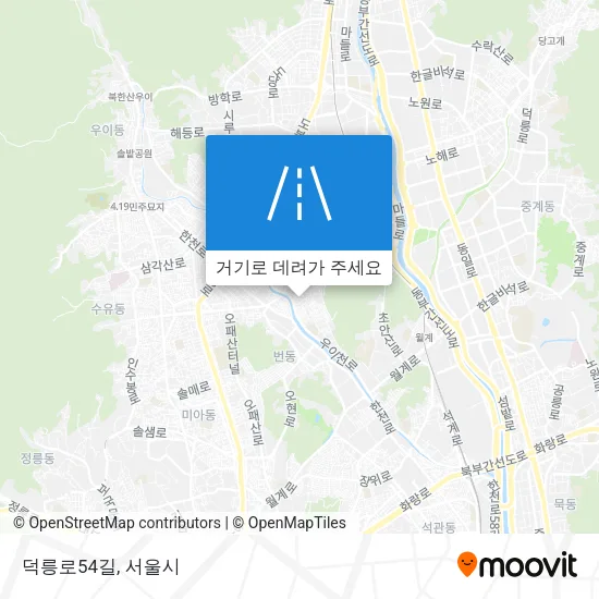 덕릉로54길 지도