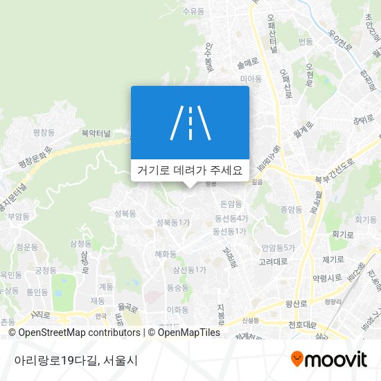 아리랑로19다길 지도