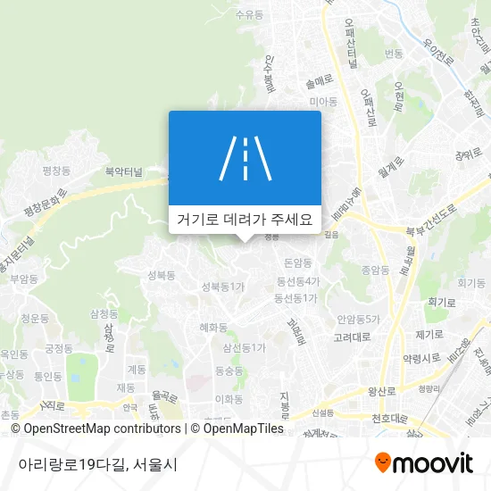 아리랑로19다길 지도