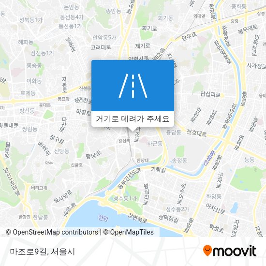 마조로9길 지도