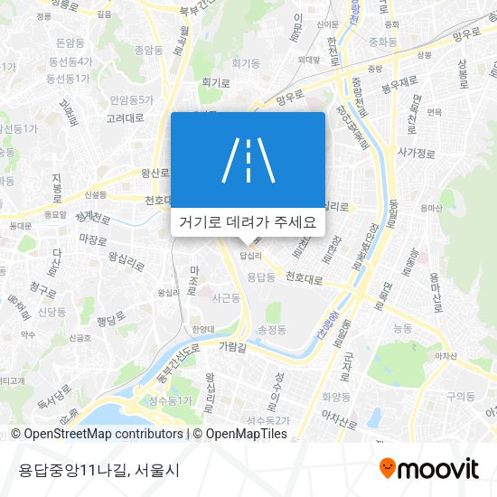 용답중앙11나길 지도