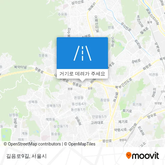 길음로9길 지도