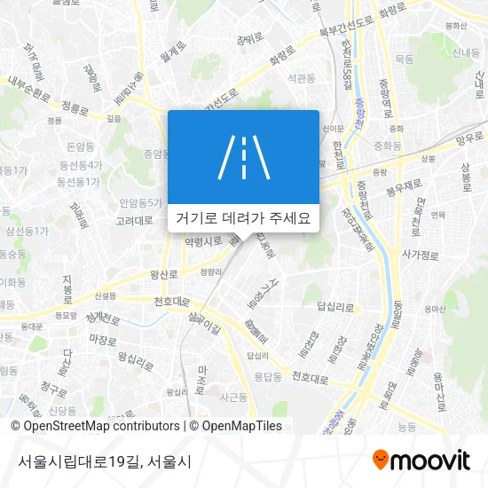 서울시립대로19길 지도