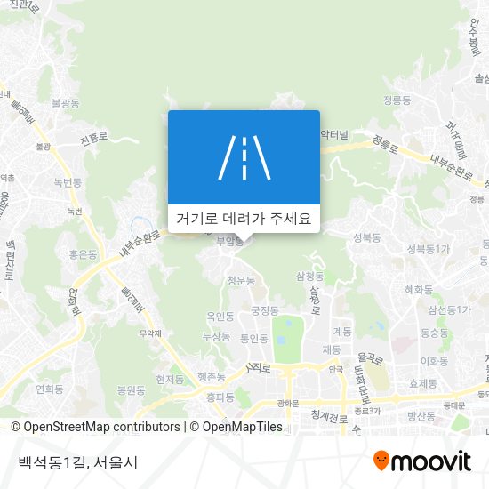 백석동1길 지도