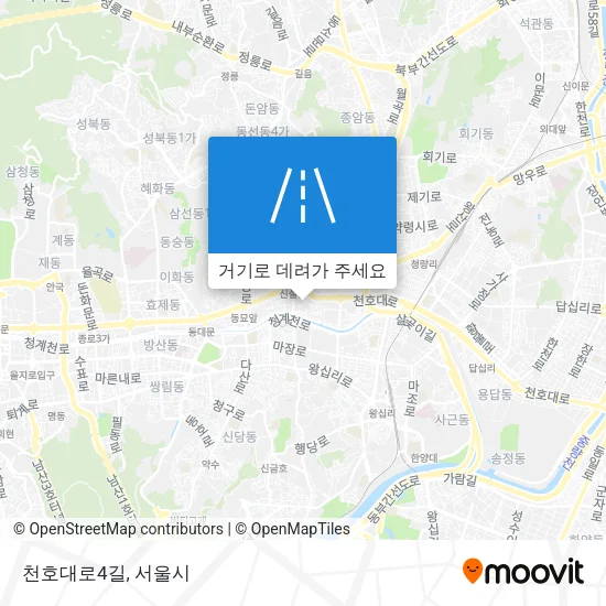 천호대로4길 지도
