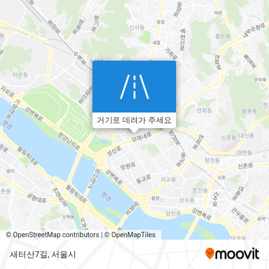 새터산7길 지도