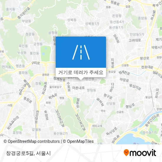 창경궁로5길 지도